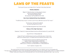 Load image into Gallery viewer, True Spirit of Christ 2025 High Holy Day Calendar