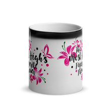 Load image into Gallery viewer, The Most High's Favorite Flower color change mug.
